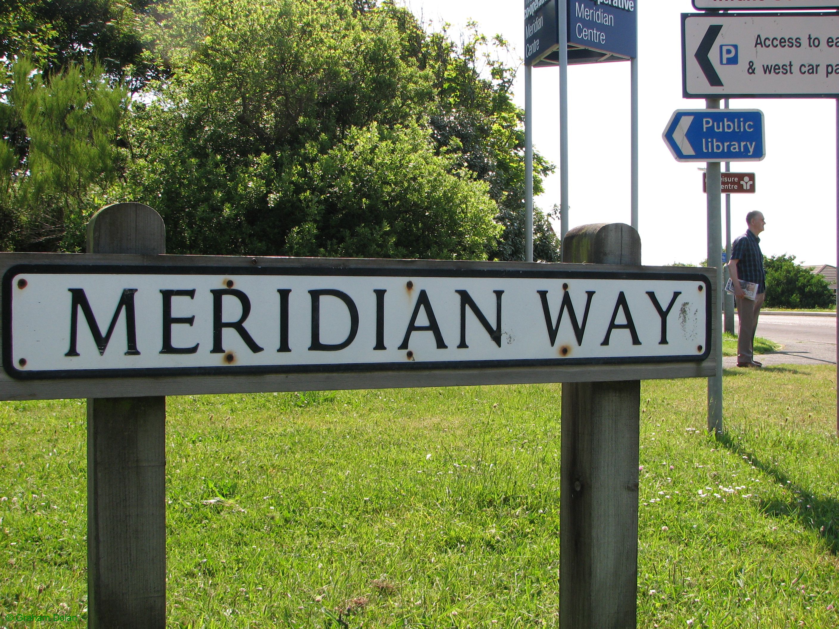 Greenwich Meridian Marker; England; East Sussex; Peacehaven